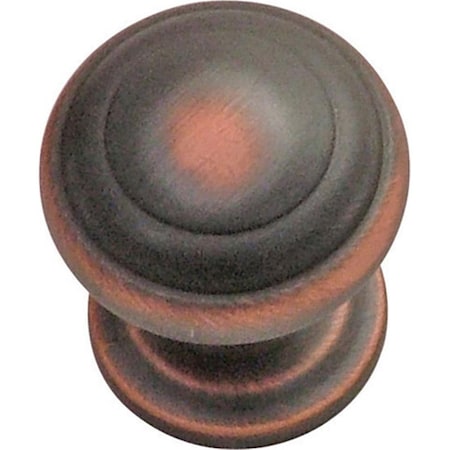 Hd Belwith 1 in. Knob- Oil Rubbed Bronze Highlighted BWP2286 OBH